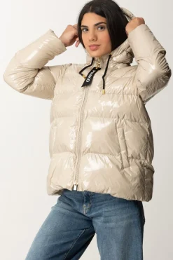Pinko Piumino Crystal Nylon LucidoBEIGE