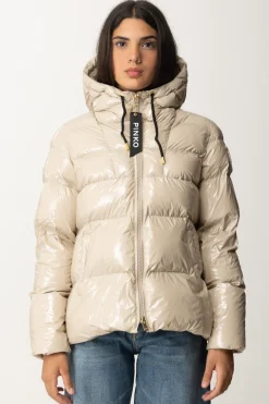 Pinko Piumino Crystal Nylon LucidoBEIGE