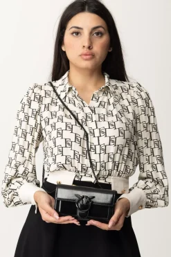 Pinko Pochette Love One WalletNERO LIMOUSINE BLOCK COLOR