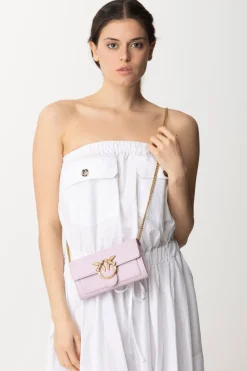 Pinko Pochette Love One WalletLILLA-ANTIQUE GOLD