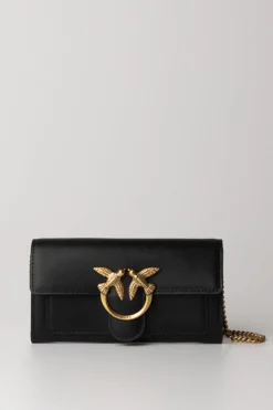 Pinko Pochette Love One WalletNERO-ANTIQUE GOLD