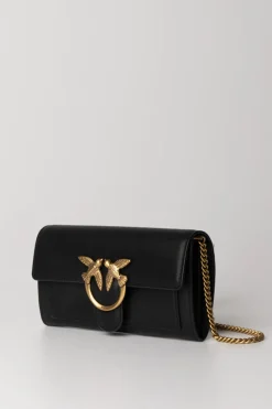 Pinko Pochette Love One WalletNERO-ANTIQUE GOLD