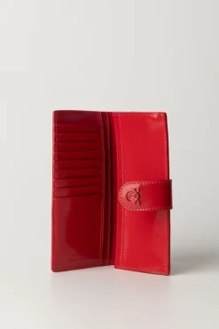 Pinko Portafogli In Pelle Liscia con LogoROSSO-BLOCK COLOR