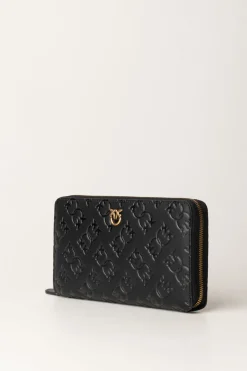 Pinko Portafogli Taylor Zip AroundNERO-ANTIQUE GOLD