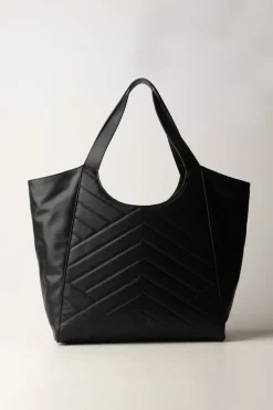 Pinko Shopper Bag TrapuntataNERO-ANTIQUE GOLD