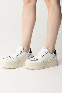 Pinko Sneakers Bicolore con PlatformBIANCO/NERO