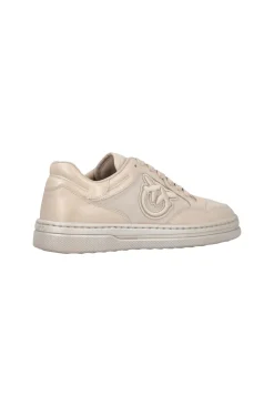 Pinko Sneakers con Logo Laminate In SuedePEACH