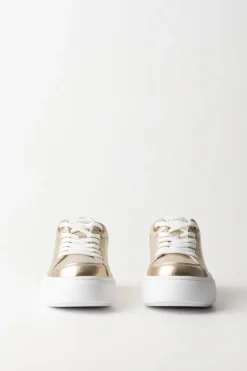 Pinko Sneakers Laminate con Platform LogatoPLATINO