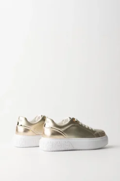 Pinko Sneakers Laminate con Platform LogatoPLATINO