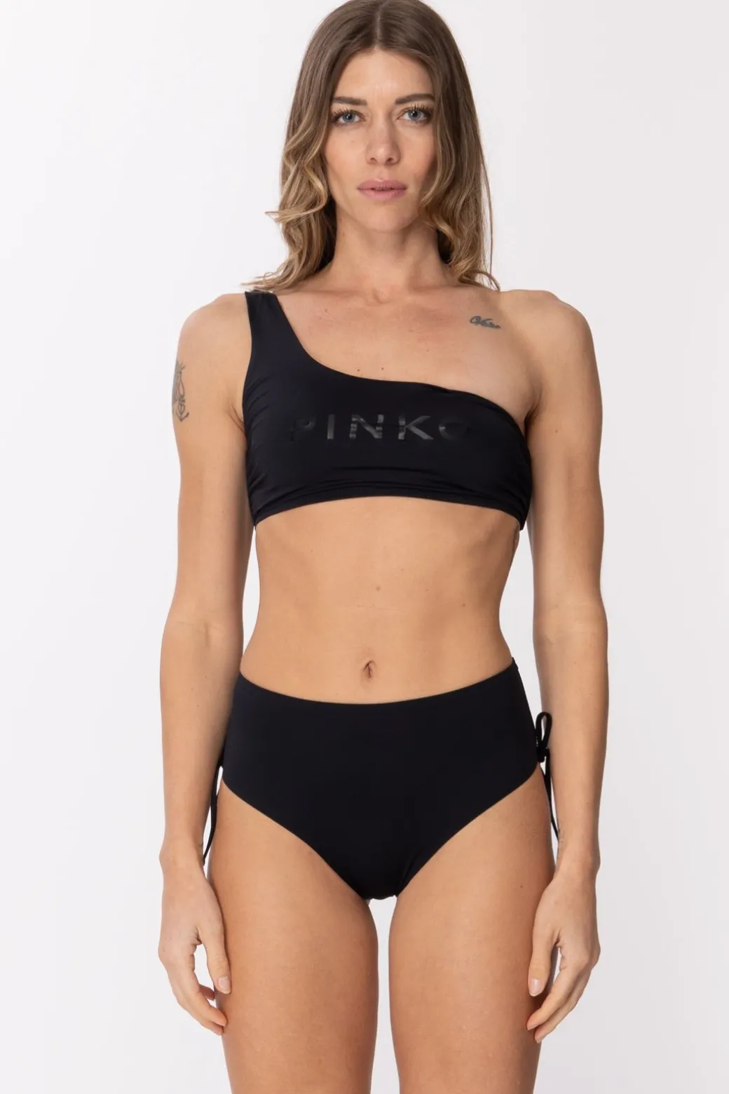Pinko Top Bikini MonospallaNERO LIMOUSINE