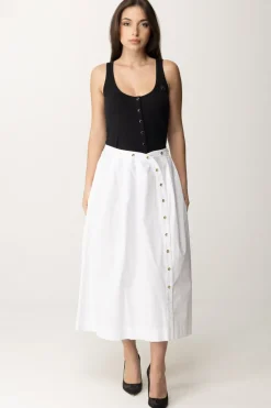 Pinko Top con Bottoni e LogoNERO LIMOUSINE