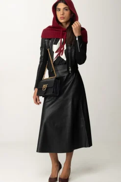 Pinko T-shirt con Stampa Stella e LogoNERO/BIANCO/ROSA