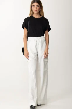 Pinko T-shirt ''pinko Staff''NERO/BIANCO