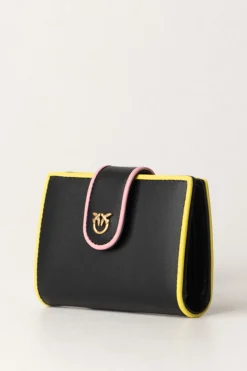 Pinko Wallet con Profili ColoratiNERO-ANTIQUE GOLD