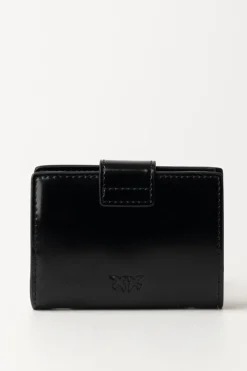 Pinko Wallet In Pelle LucidaNERO LIMOUSINE BLOCK COLOR