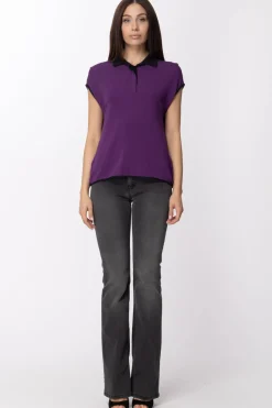 Please Jeans a Vita Bassa Leggermente SvasatiDENIM