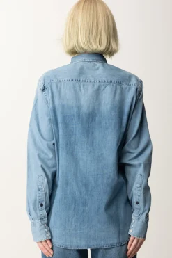 Replay Camicia In Jeans Regular FitLIGHT BLUE