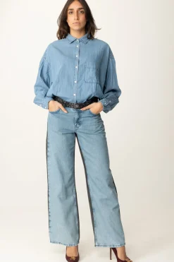 Replay Camicia Over In JeansLIGHT BLUE