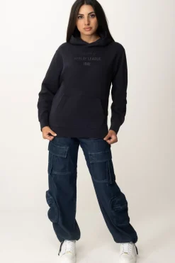 Replay Felpa con Stampa LetteringNIGHT BLUE