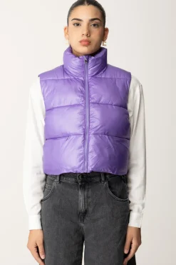 Replay Gilet Imbottito CroppedLAVENDER