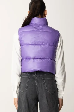 Replay Gilet Imbottito CroppedLAVENDER