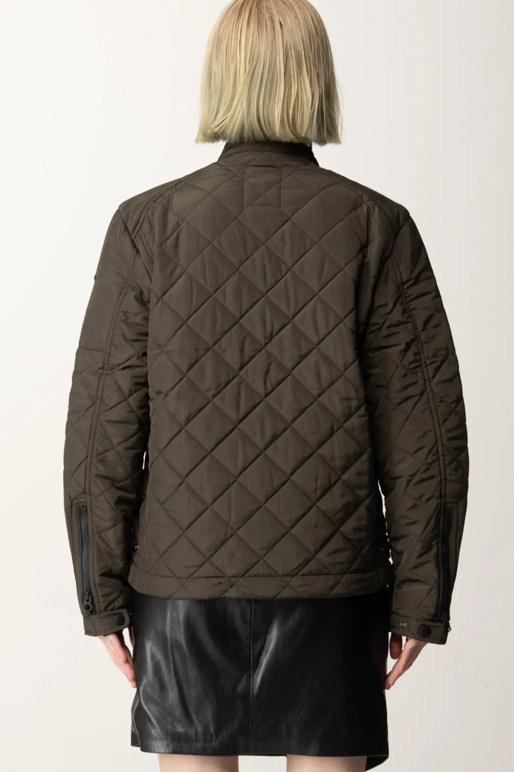 Replay Giubbotto TrapuntatoDARK OLIVE