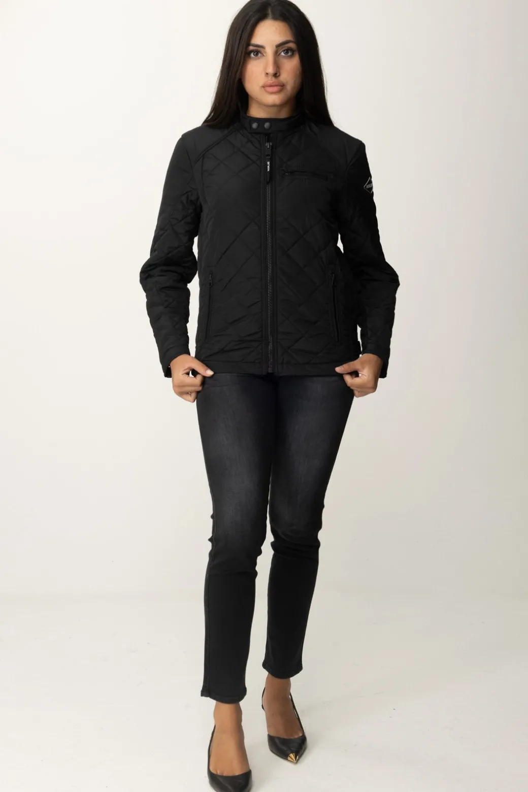 Replay Giubbotto TrapuntatoBLACK