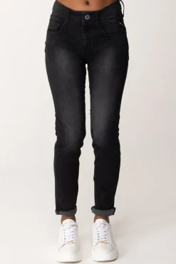 Replay Jeans Skinny con Etichetta LogoDARK GREY