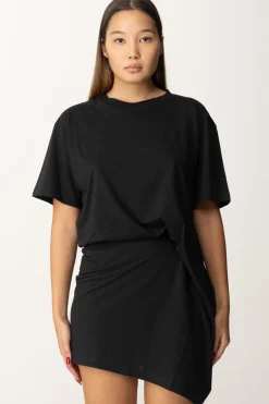 Replay Mini Abiti N Jersey con DrappeggioBLACK