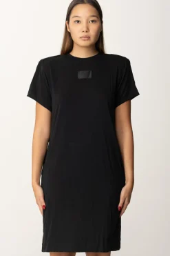 Replay Mini Abito T-shirt con EtichettaBLACK