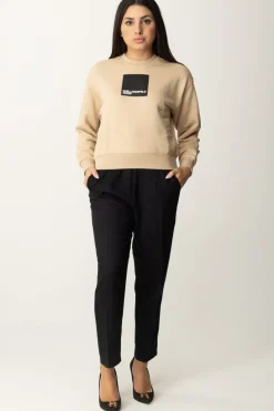 Replay Pantaloni CroppedBLACK