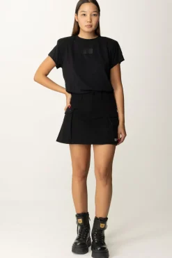 Replay T-shirt Girocollo con Etichetta LogoBLACK