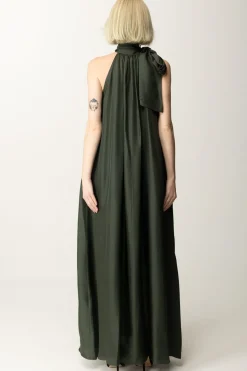 Semicouture Abito Lungo Amandine con FusciaccaFORESTA