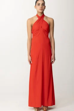 Semicouture Abito Lungo con Fasce Incrociate BellaSMALTO