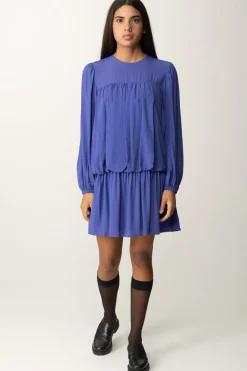 Semicouture Abito Mini con Arricciature AnnalouFIORDALISO