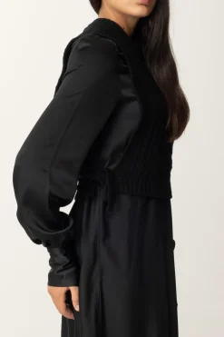 Semicouture Abito Mirian con GiletNERO