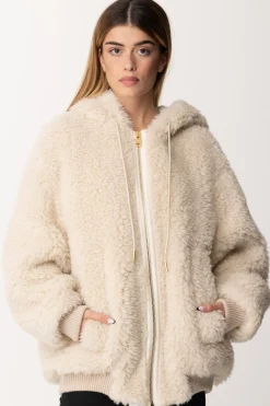 Semicouture Bomber In Eco-pellicciaCORAL SAND