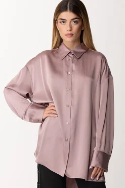 Semicouture Camicia SatinataBERRY
