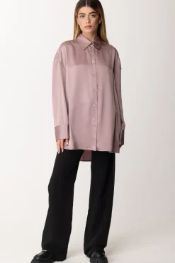 Semicouture Camicia SatinataBERRY