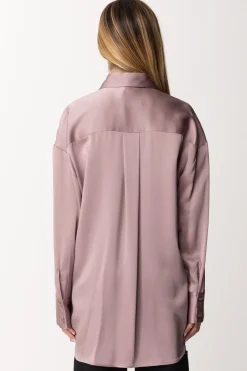 Semicouture Camicia SatinataBERRY