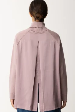 Semicouture Dolcevita In Lana con Spacco Sul RetroBERRY