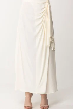 Semicouture Gonna Lunga a Portafoglio TulliaIVORY