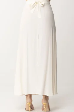 Semicouture Gonna Lunga a Portafoglio TulliaIVORY