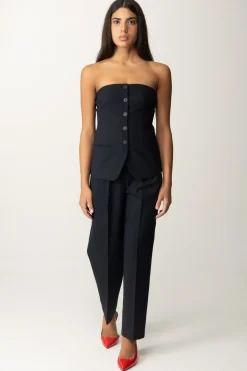 Semicouture Pantaloni In Fresco Lana Tasconati GiusyUNIVERSO