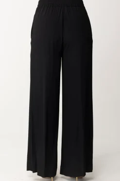 Semicouture Pantaloni Palazzo Fluidi AthenaNERO