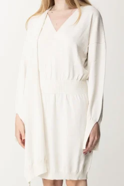 Simona Corsellini Abito In Maglia con FusciaccaWHITE