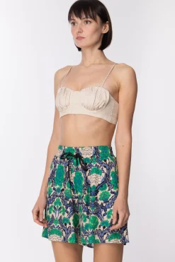 Simona Corsellini Crop Top con Coppe Effetto BustierGINGER