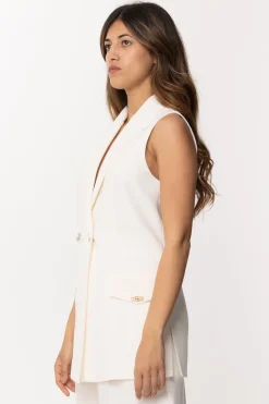 Simona Corsellini Gilet Lungo DoppiopettoINFINITY SUMMER
