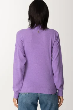 Simona Corsellini Maglia a Lupetto con NodoCOOL LILAC