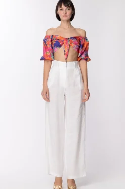 Simona Corsellini Pantaloni Ampi In LinoINFINITY SUMMER